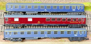 Minitrix 3083 Spur N Schnellzugwagen Speisewagen 3 Stück Innenbeleuchtung OVP - Bild 1 von 7