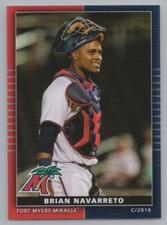 Brian Navarreto 2016 Grandstand Fort Myers Miracle Twins Minor League 