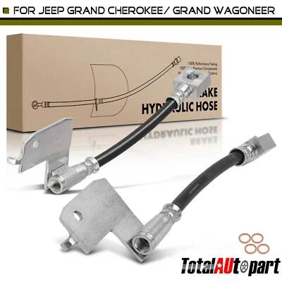 Manguera hidráulica de freno trasera 2 piezas para Jeep Grand Cherokee 93-98 Grand Wagoneer 1993 Foto 1 de 4