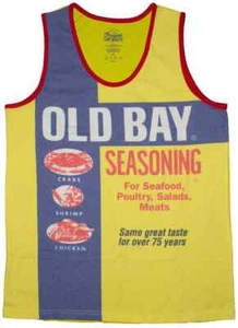 Men's Officially Licensed Old Bay Can Design Tank Top - Picture 1 of 2