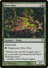 RIVER BOA ~mtg NM Zendikar Unc x1