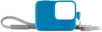 GoPro Sleeve + Lanyard  HERO 8 GO PRO HERO8 Official AJSST-003 Accessory - Blue - Image 1 of 4