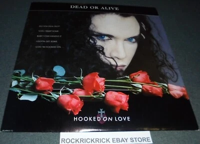 DEAD OR ALIVE - HOOKED ON LOVE 12" LP -3 TRACKS- EPIC / BURNS T2 RARE - Image 1 of 3