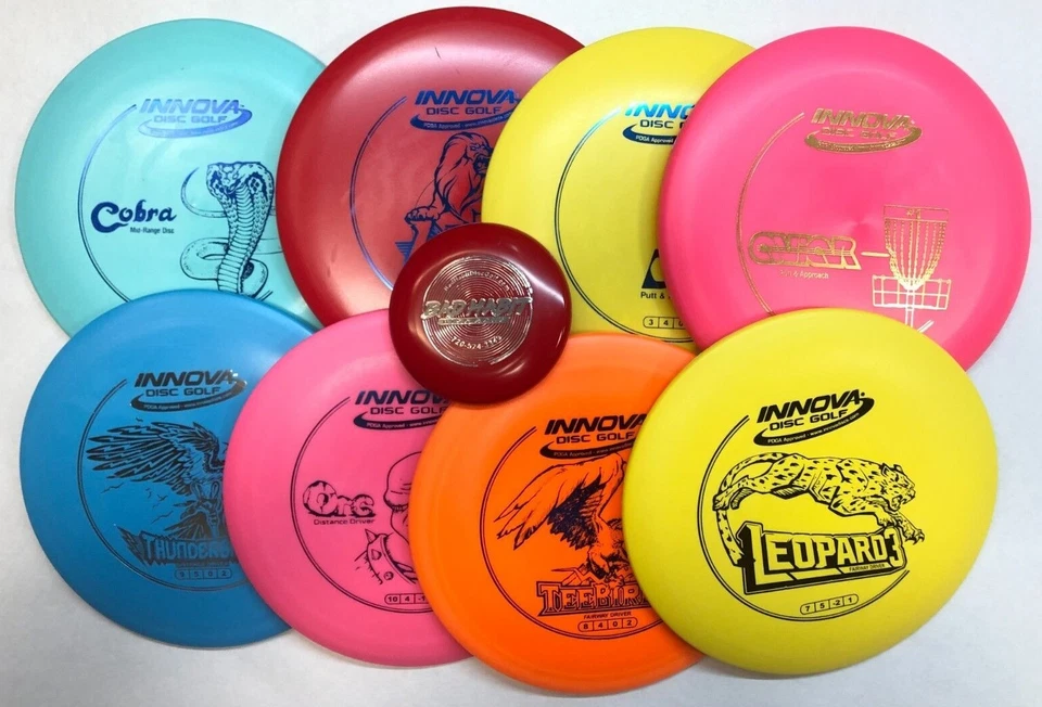 НОВЫЙ FRISBEE ДИСК ГОЛЬФINNOVA ПОСТРОИТЬ СВОЙ СОБСТВЕННЫЙ 8 УПАКОВКА DX СТАРТОВЫЙ НАБОР W МИНИ МАРКЕР - Изображение 1 из 1