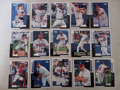 Conjunto de equipo Score Team Collection Atlanta Braves 1997 Greg Maddux Tom Glavine  Foto 1 de 3