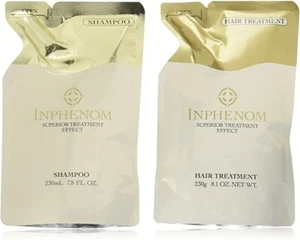 * MILBON Inphenom Shampoo 230ml & Treatment 230g Refill Set - Picture 1 of 2