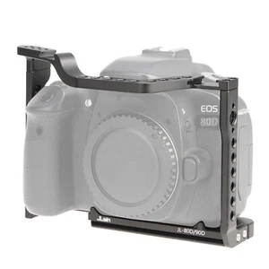 Aluminum Camera Cage ARRI 3/8"-16 Locating Hole for Canon EOS 70D 80D 90D Arca - Picture 1 of 20