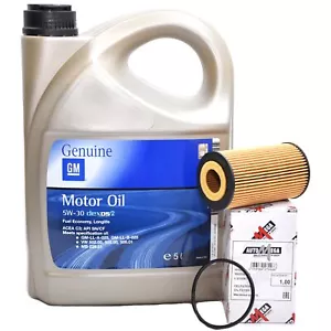 Opel GM 5w-30 Dexos 2 Longlife Motoröl 5 Liter Ölfilter Astra Corsa Zafira - Bild 1 von 4