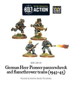 BA German Heer Pioneer Panzerschreck & Flamethrower Team