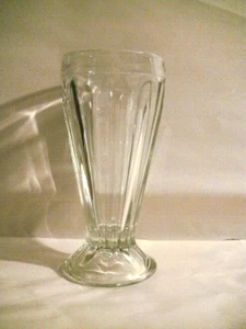 EIN NEUES CRISA TRINKGLAS EIS SODA BRUNNEN MILCHSHAKE 7-1/4" SCHWER NEU - Bild 1 von 11