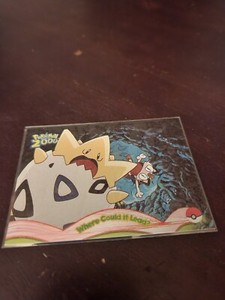 POKEMON 2000 TOPPS FOIL "WHERE COULD IT LEAD"