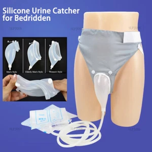 Male Famale Reusable Urine Bag Collector Portable Wearable Collection Urinal Bag - Picture 1 of 14