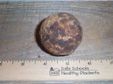 Vicksburg Civil War Dug relic Artillery 2 inch CannonBall 1.1 lb