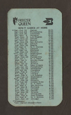 1976-77 Buffalo Braves NBA Basketball Pocket Schedule  #S242
