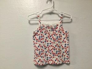 Faded Glory Baby Girl Shirt Top Size 24 Months White Multi Pleated New 152 - Picture 1 of 4