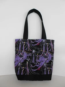 Handmade Quilted Bag in Disney's Maleficent Print - Small Tote - Purse - Handbag - Picture 1 of 6