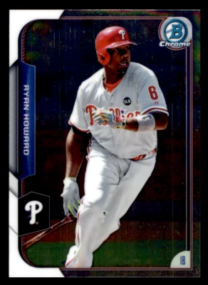 2015 Bowman Chrome Ryan Howard    #18 Philadelphia Phillies - Image 1 of 2