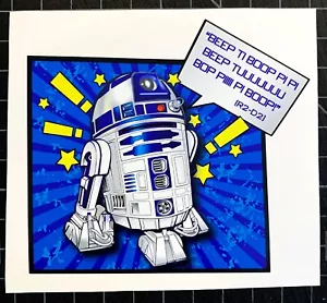 Calcomanía/pegatina de cotizaciones de Disney Star Wars R2D2 - Imagen 1 de 3