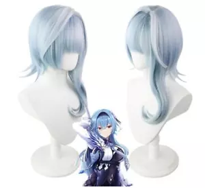 Genshin Impact EULA Game Manga Cosplay Perücke Wig L.45cm - Picture 1 of 7