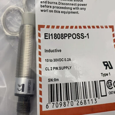 For CARLO GAVAZZI EI1808PPOSS-1 EI1808PPOSS1 Proximity Switch Sensor - Image 1 of 3