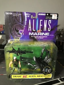 Aliens vs Marine 2 Pack Drake VS Alien Arachnid Rapid Fire Sound Acid Squirt - Picture 1 of 12