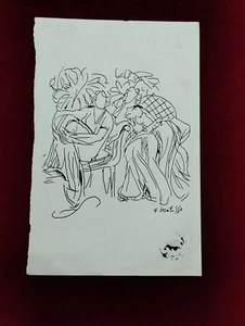 Henri Matisse Drawing on paper (Handmade) signed and stamped mixed media. - Picture 1 of 7