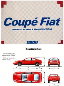FIAT COUPE’ - USO E MANUTENZIONE – Driver’S Handbook! - Foto 1 di 5