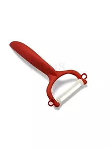 PELAPATATE A MANO LAMA CERAMICA SPUD AFFETTATRICE FRUTTA VERDURA STRUMENTO TAGLIERINA RAPIDA - Foto 1 di 1
