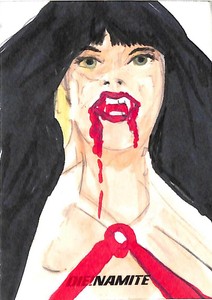 DIE!NAMITE DELUXE ULTRA-PREMIUM SKETCH CARD SCOTT HARRELL A