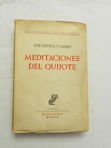 1957, Meditaciones del Quijote (Meditations on Don Quixote) by Jose Gasset SB VG - Picture 1 of 4