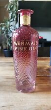 Empty Pink Mermaid Gin Bottle - Wedding - Craft - Upcycling Fast Despatch