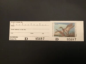 ICOLLECTZONE US Michigan 1978 Tab VF NH Duck Stamp  - Picture 1 of 1