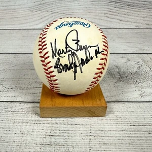 Brady Anderson Marty Brown Dual Signed Baseball Official Ball Not Authenticated - Picture 1 of 12