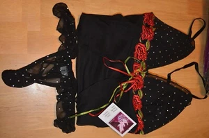 Brand New Lingerie VX Intimate Black Babydoll + G-string Size 1XL 5151 - Picture 1 of 7