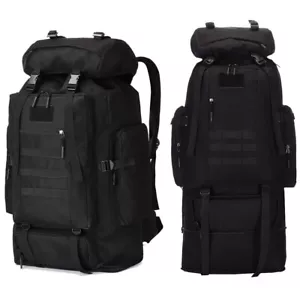 100L Rucksack Wasserdicht Wanderrucksack Trekkingrucksack Outdoor Reiserucksack - Bild 1 von 20