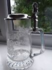 Avon Cheers  Glass Tankard With Pewter Lid