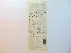 1939 CALUMET BAKING POWDER Kate Smith Cartoon vintage art print ad - Picture 1 of 1