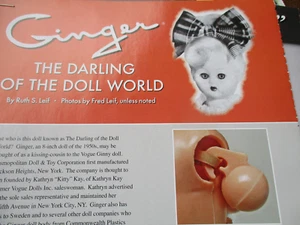 16p Vogue GINGER DOLL History Article / Darling of Doll World / Ruth Leif - Picture 1 of 4