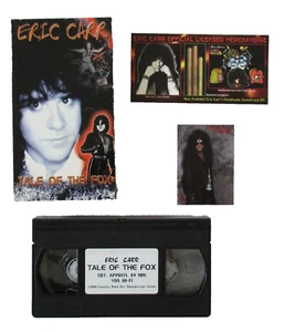 KISS VHS Video Tape Eric Carr Tale Of The Fox Vintage 1999 w/Inserts Drums - Imagen 1 de 9
