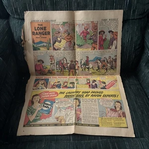 The Lone Ranger Comic Strip 9. November 1941 Zeitung / Sammy Kaye - Bild 1 von 2