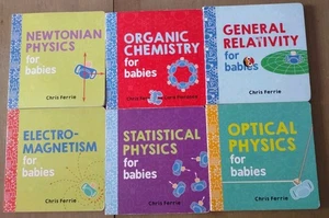 Lot of 6 Board Books Chemistry / Physics Series for Babies by Chris Ferrie - Picture 1 of 6