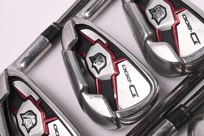Wilson D200 Irons / 5-PW+SW / Regular Flex UST Elements Chrome 59 Shafts - Image 1 of 4