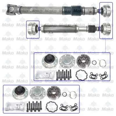 JUNTAS CV del eje de transmisión de ambos extremos 8 orificios 35 spline se adapta 07-'18 para Jeep Wrangler JK Foto 1 de 2