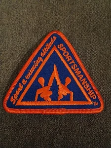 Vintage Sportsmanship Sport A Winning Attitude Jacke Patch positive Teamarbeit - Bild 1 von 3