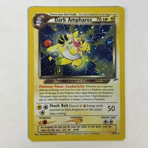 Neo Destiny Rare Holo Dark Ampharos 1/105 Pokemon - Bild 1 von 18
