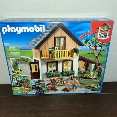 Playmobil #5120 Farm House with Market w/Original Box 99% Complete - Image 1 of 4