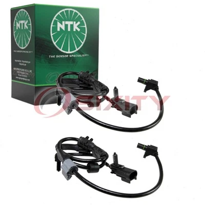 Sensores de velocidad de rueda ABS delanteros NGK NTK de 2 piezas para Chevrolet Monte Carlo 2000 wc Foto 1 de 4