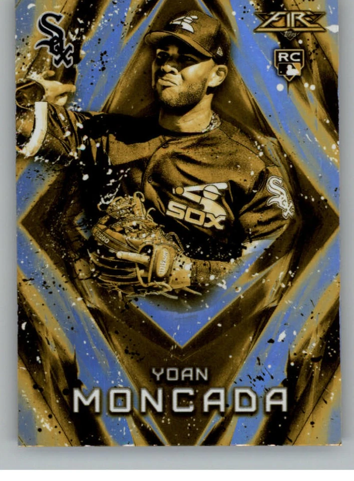 2017 Topps Fire Gold Mint Baseball Cards Pick From List - Image 1 of 1