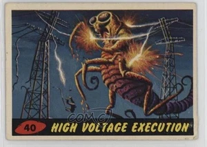 1962 Topps Bubbles Mars Attacks! High Voltage Execution #40 g3e - Picture 1 of 3