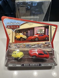 Disney Pixar The Word of CARS 2009 Movie Moments LUIGI & FERRARI F430 - Picture 1 of 2